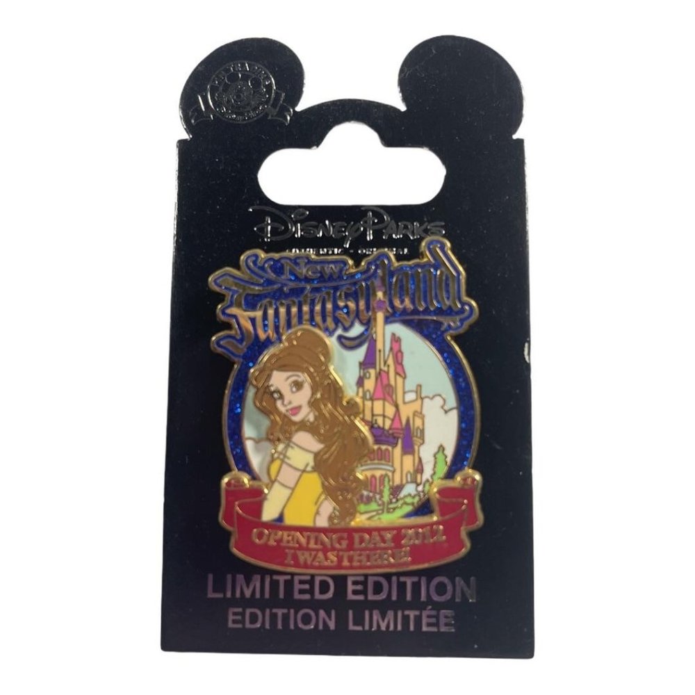 Walt Disney World 2012 Belle New Fantasyland Grand Opening Limited Edition Pin